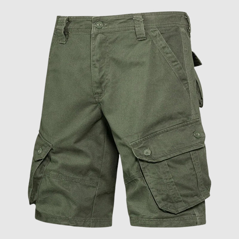 Slitstarka utomhusshorts för herr, modell cargoshorts. Perfekta för vandring, camping och andra äventyr i naturen.
