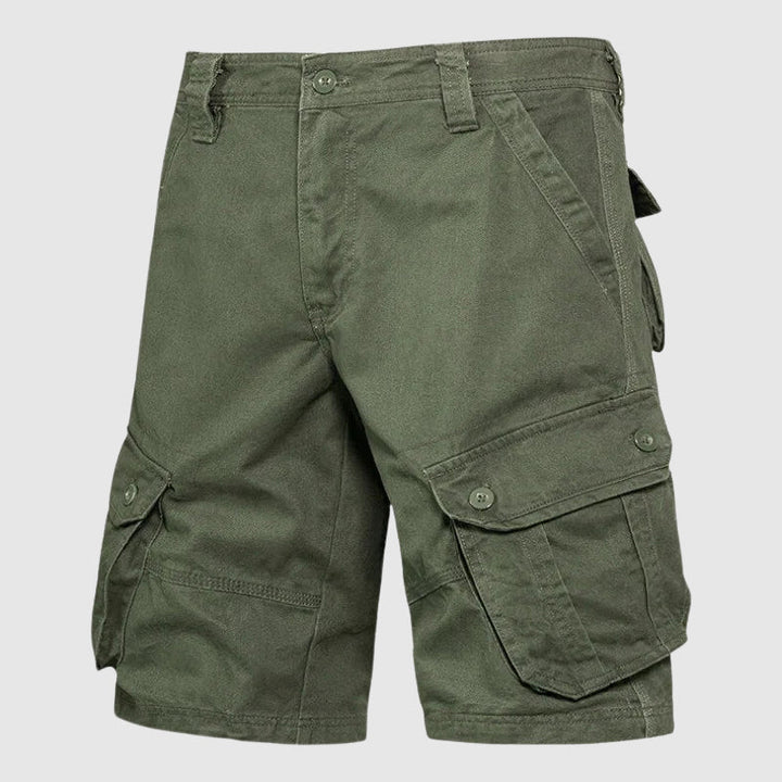 Slitstarka utomhusshorts för herr, modell cargoshorts. Perfekta för vandring, camping och andra äventyr i naturen.