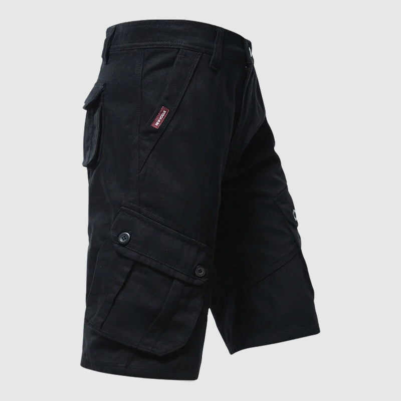 Bekväma herrars cargoshorts för en avslappnad passform. Idealiska sommarshorts för fritid och utomhusäventyr.