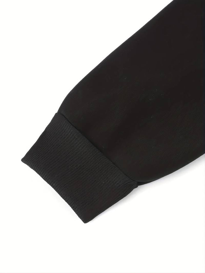 Blå herrhoodie, mångsidig vardagsstil, bekväm unisex design, flera färger.