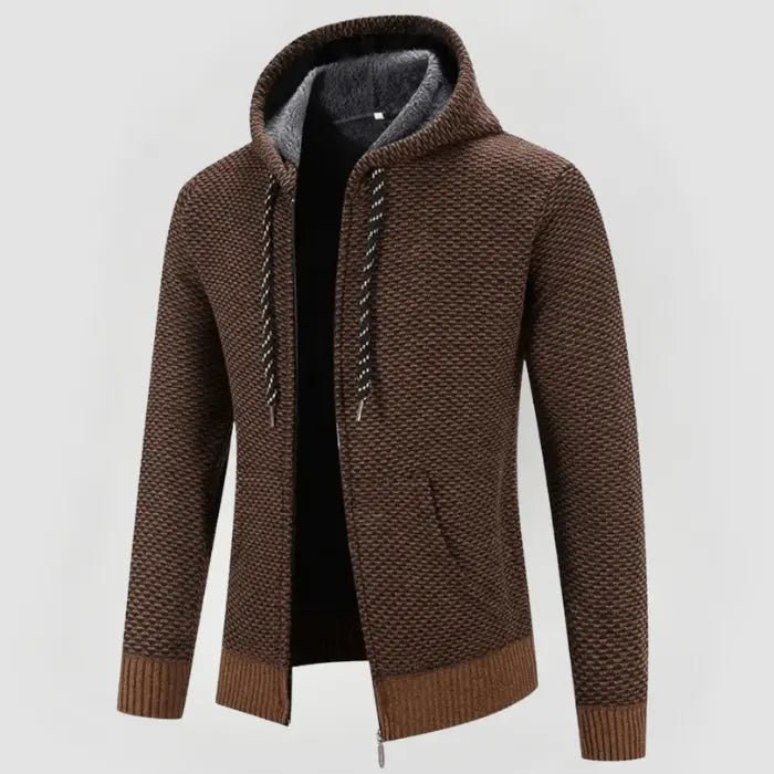 Snygg herrhoodie, stilren design för en modern vardagsstil. Bekväm och mångsidig huvtröja.