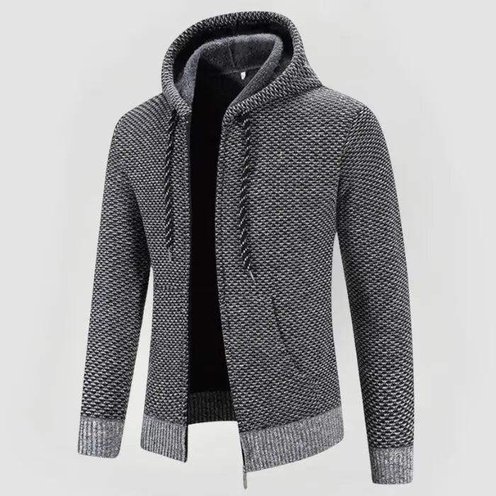 Herrhuvtröja i mjuk bomull, bekväm och stilren för alla tillfällen. Modern vardagsstil.
