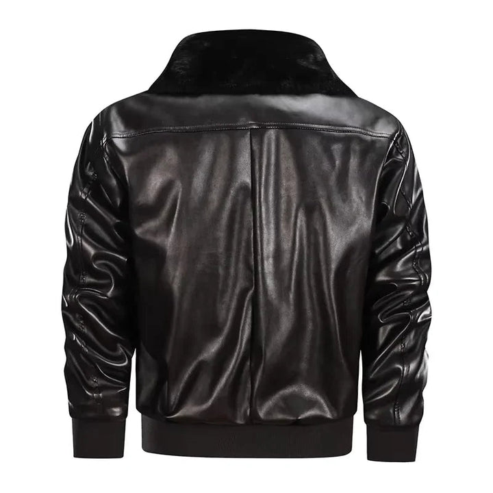 Herrjacka retrostil med snygga detaljer. Tidlös, bekväm passform, casual ytterplagg för herrmode.