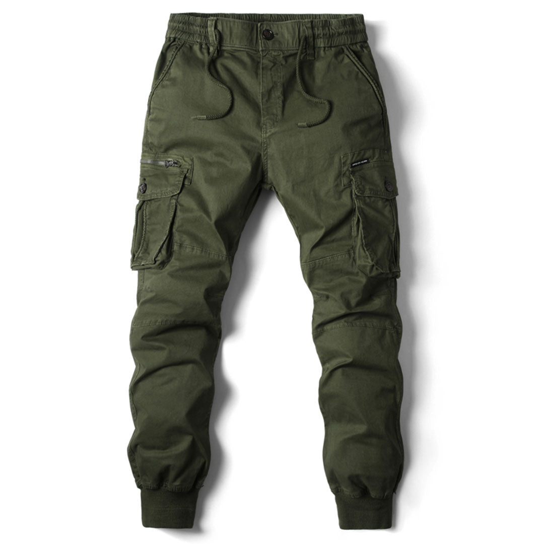 Trendiga herrjoggers för vår & höst. Moderna joggerbyxor med elastisk midja, maximal komfort.
