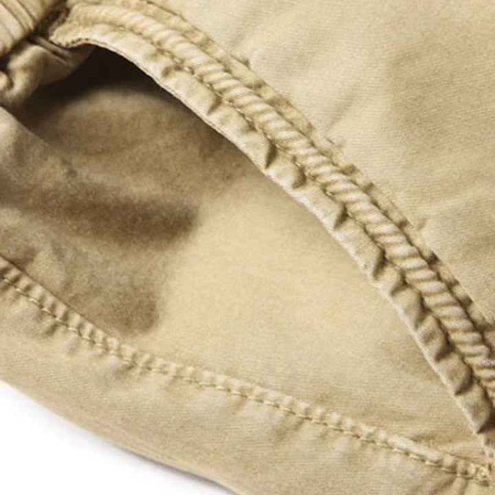Stilrena herrjoggers, perfekta vår- & höstbyxor. Bekväma joggerbyxor med elastisk midja.