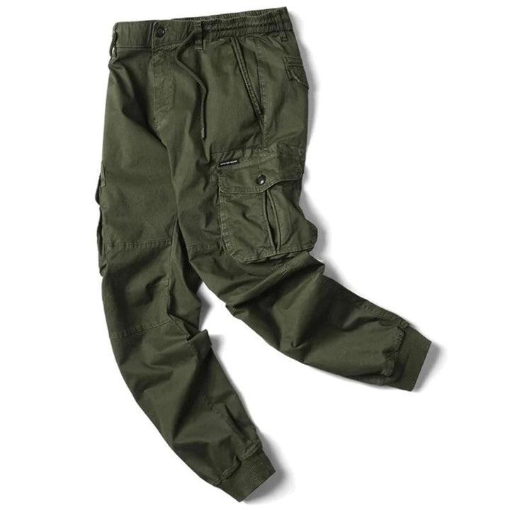 Stiliga herrjoggers, moderna joggerbyxor med elastisk midja. Ultimata för en avslappnad stil.