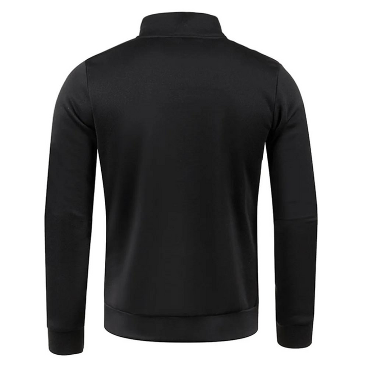 Bekväm casual herrtröja med dragkedja. En stilren pullover för en aktiv livsstil.