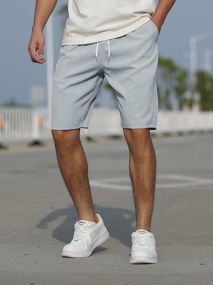 Bekväma herrshorts, lediga sommarshorts med snörning för en stilren, avslappnad look.
