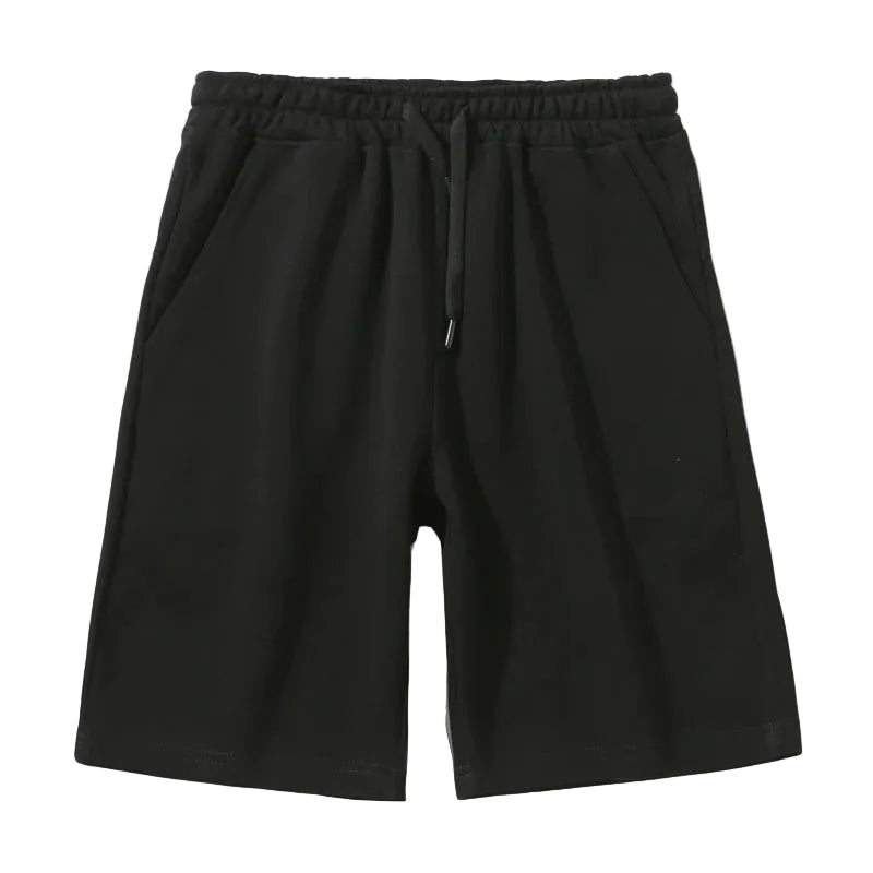 Herrshorts: Knälånga avslappnade fritidsshorts för män, perfekta för en bekväm sommarstil.