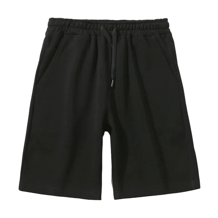 Herrshorts: Knälånga avslappnade fritidsshorts för män, perfekta för en bekväm sommarstil.