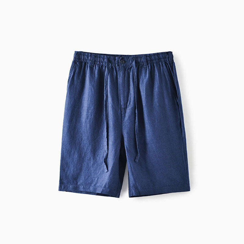 Herrshorts med elastisk midja, perfekta lediga sommarshorts för män.