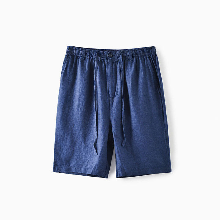 Herrshorts med elastisk midja, perfekta lediga sommarshorts för män.