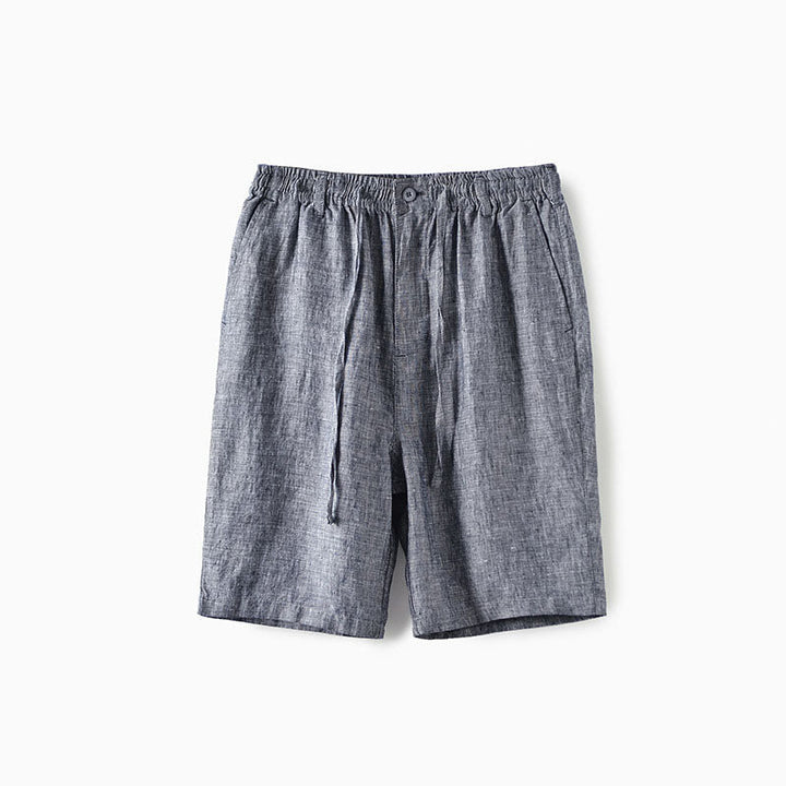 Stilrena herrshorts med elastisk midja, utmärkta semestershorts och strandshorts för män.