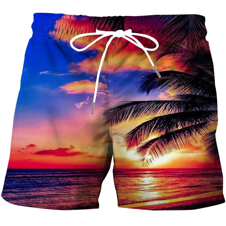 Bekväma herrshorts med coola 3D-mönster. Mångsidiga plusstorleks-shorts, idealiska för sommaraktiviteter.