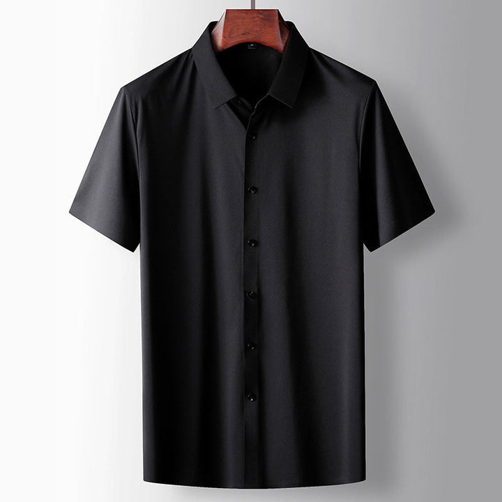 Avslappnad kortärmad herrskjorta, perfekt som fritidsskjorta eller för en snygg vardagslook.