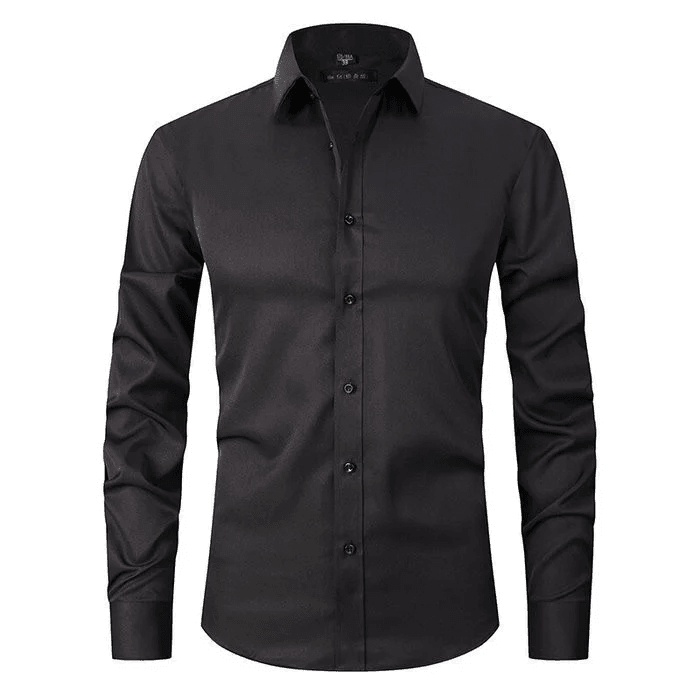 Herrskjorta slim fit smart casual, stretchig & lättskött. Perfekt för kontoret & fritiden.