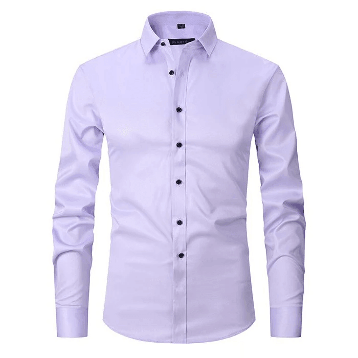 Elegant herrskjorta i slim fit för smart casual stil. Stretchig och lättskött, för alla tillfällen.