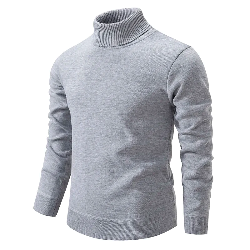 Elegant herrpolotröja för höst och vinter. Bekväm, varm och passar till många olika outfits.