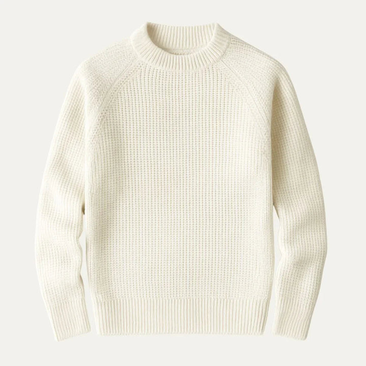 Elegant herrtröja med rund hals, klassisk stil för alla tillfällen, både vardag & finare.