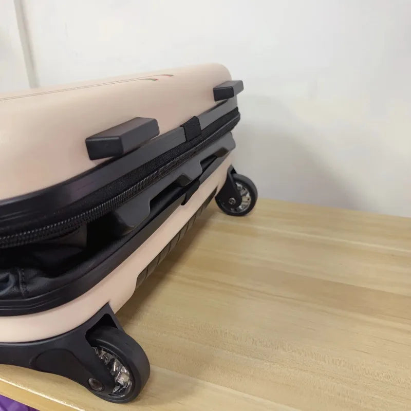 Utvidgbar hård resväska Porto. Flexibelt bagage för weekendresa, maximerar packutrymmet vid behov.