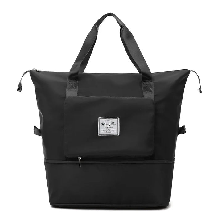 Rymlig hopfällbar weekendväska unisex, perfekt som handbagage och bagage för weekendresor eller spontana äventyr.