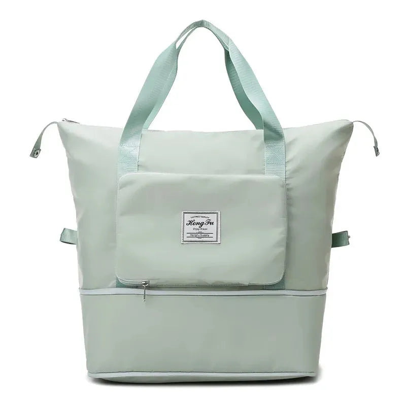 Snygg hopfällbar resväska unisex. En flexibel weekendväska som enkelt blir litet bagage för spontana resor.