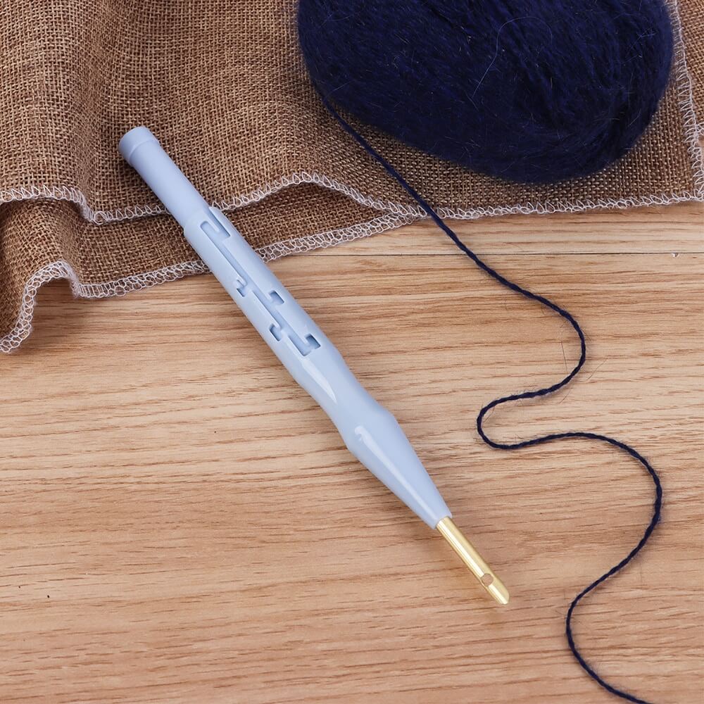 Punch nål med justerbar längd för kreativa 3D-broderier. Perfekt DIY-verktyg för hantverk & handarbete.