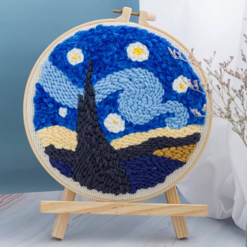 Enkel att använda justerbar nål för punchbroderi. Skapa fantastiska 3D-projekt, nybörjarvänligt hantverk.