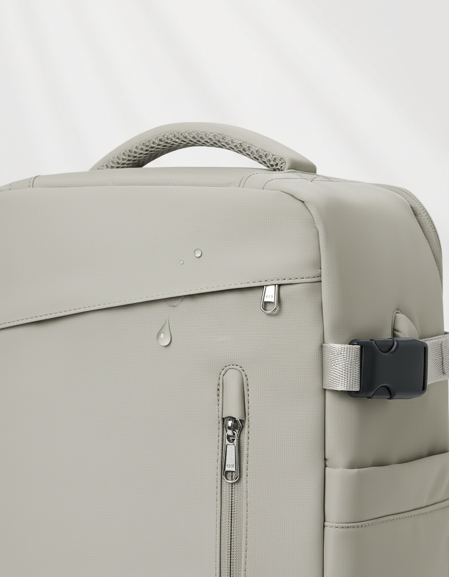 EasyCarry laptopväska: Specialfack för laptop i reseryggsäcken. Skyddar din dator på resan, perfekt för både flyg och vardag.