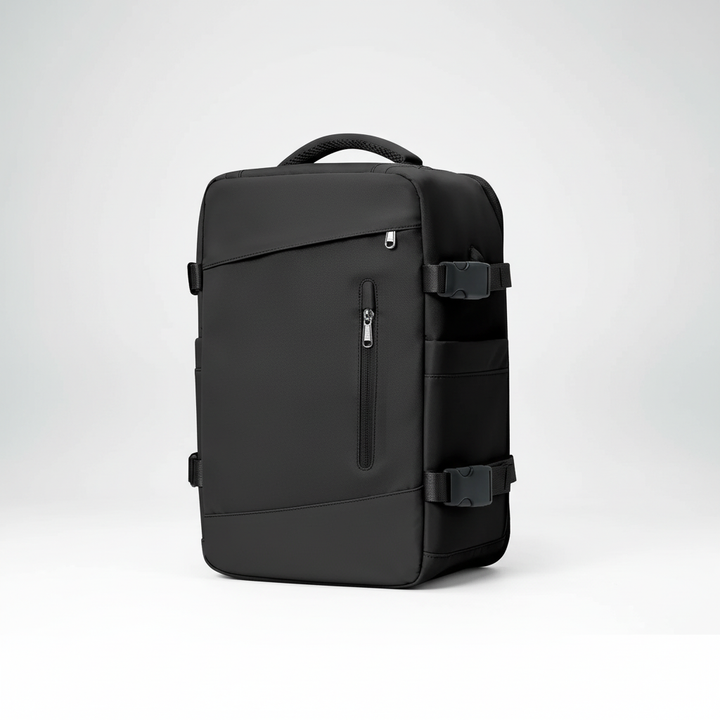 Reseryggsäck EasyCarry: Står redo vid gaten. Din pålitliga kabinväska för smidiga flygresor och bekvämt handbagage.