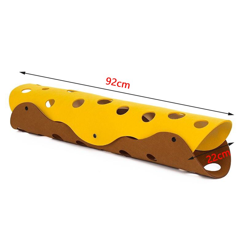 Premium kattfilttunnel, tillverkad för långvarig lek och maximal komfort för ditt älskade husdjur.