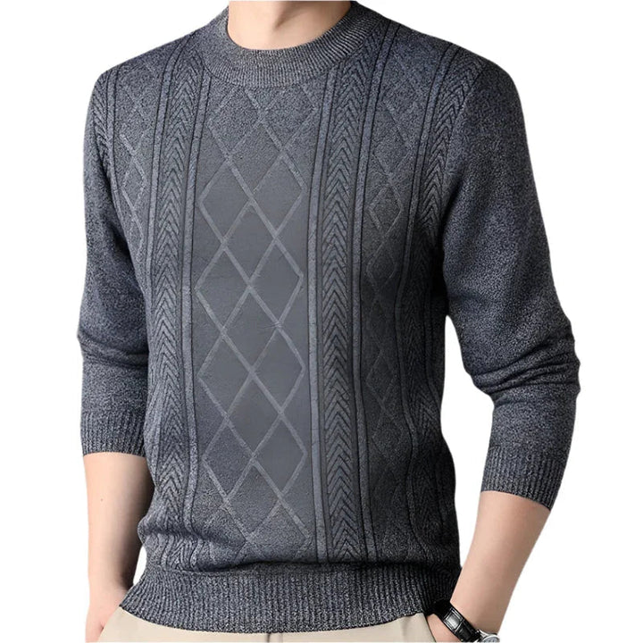 Mångsidig crewneck herrtröja. En stilren och tidlös klassiker som passar till många olika outfits.