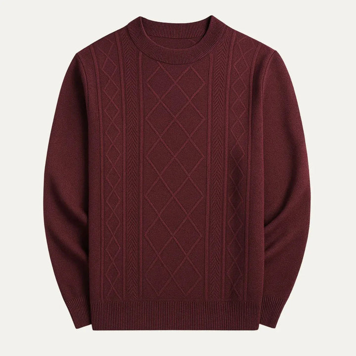 Ljusgrå crewneck herrtröja med stilren passform. En tidlös klassiker som kompletterar varje garderob.