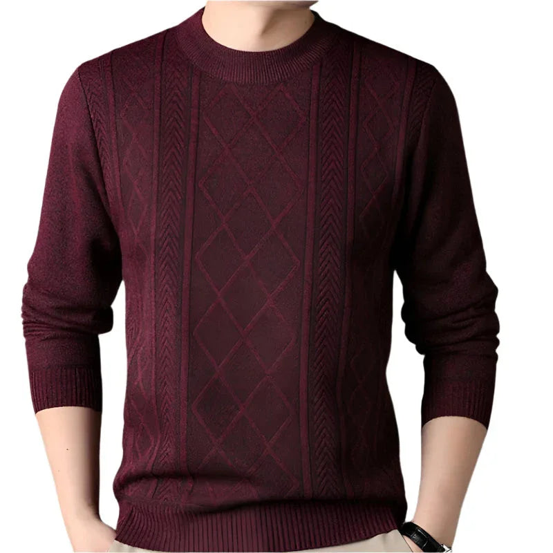 Bekväm och klassisk crewneck herrtröja. Mjukt material och tidlös design för optimal komfort och stil.