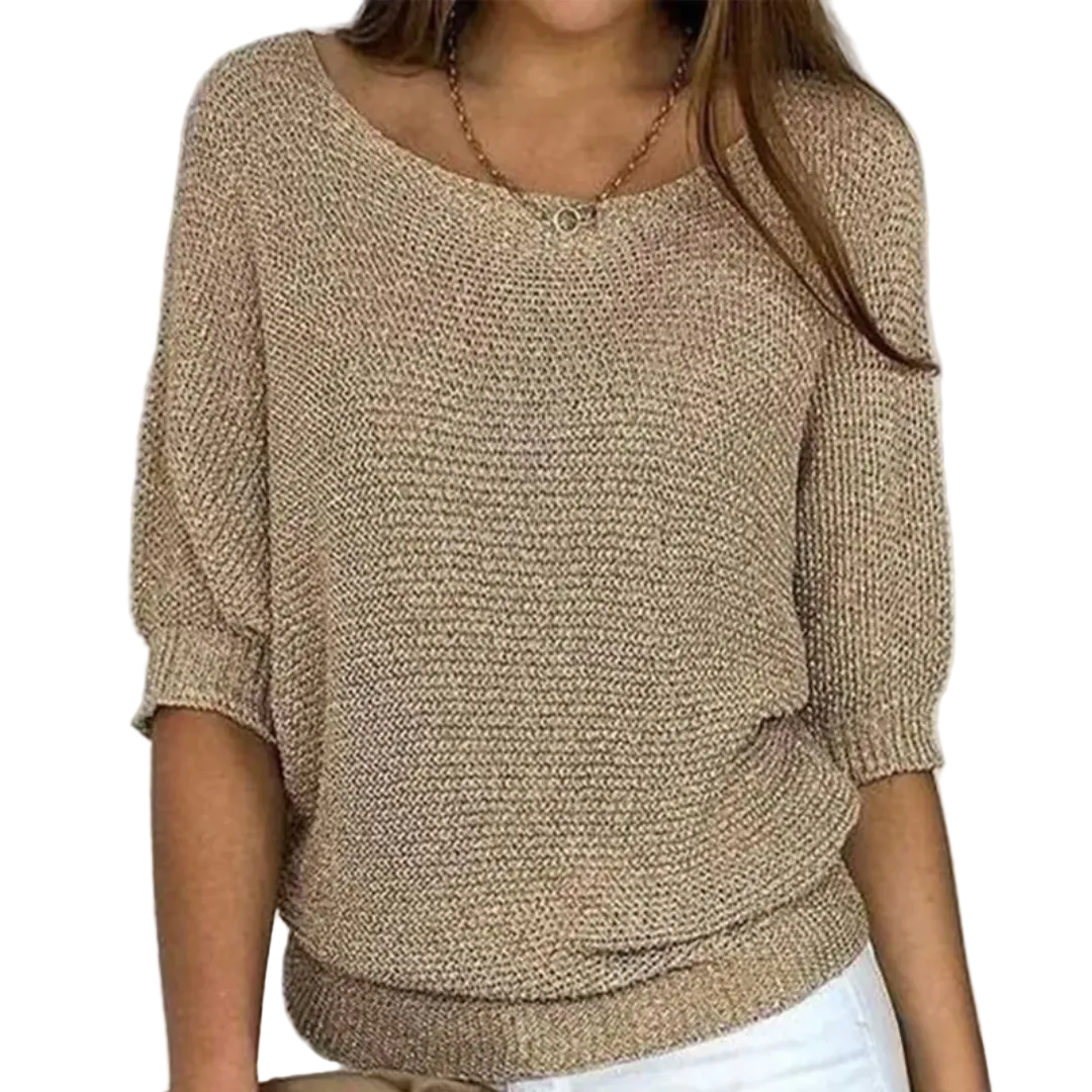Klassisk damtröja i tidlös stil, perfekt för vardagsmode och stilsäkra outfits året runt.