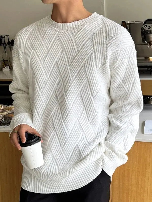 Tidlös herrtröja i klassisk stil för bekväm komfort. Mångsidig design för vardag & speciella tillfällen.