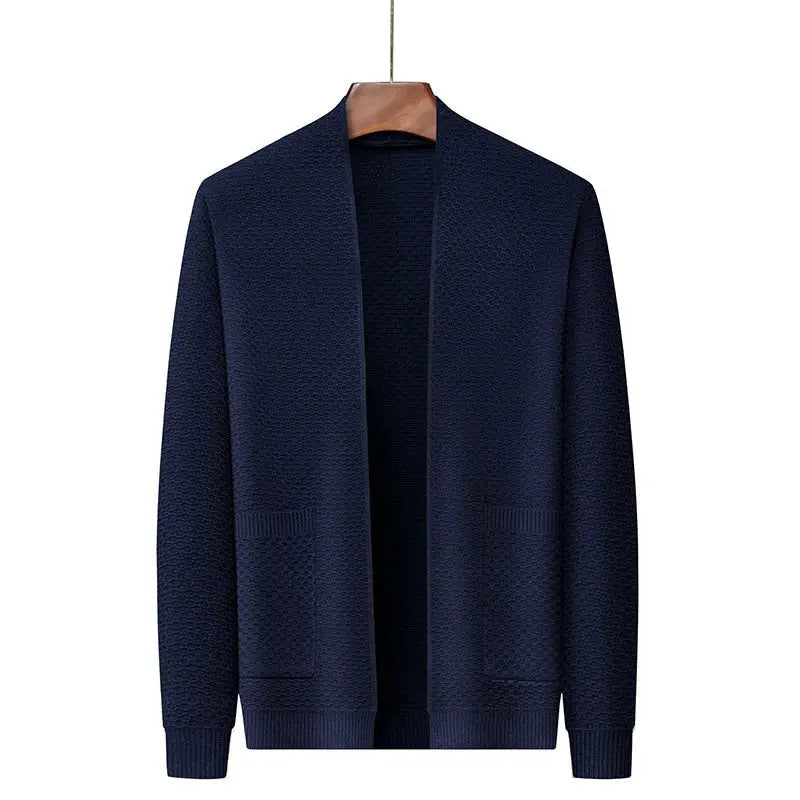 Snygg herrblazer i jacquard med skräddarsydd look, passande för en stilren och tidlös herrgarderob.