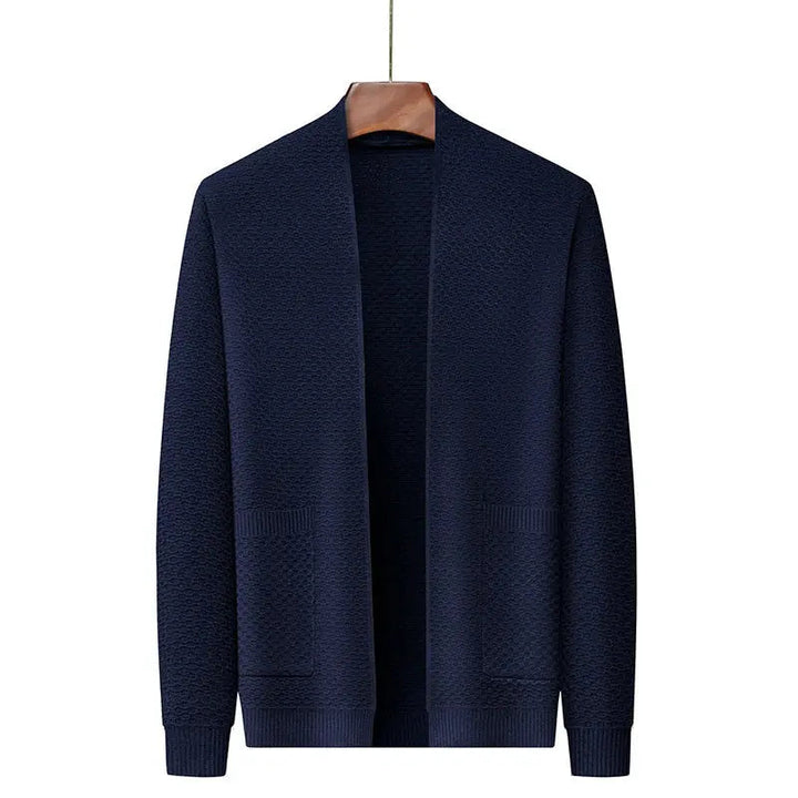 Snygg herrblazer i jacquard med skräddarsydd look, passande för en stilren och tidlös herrgarderob.