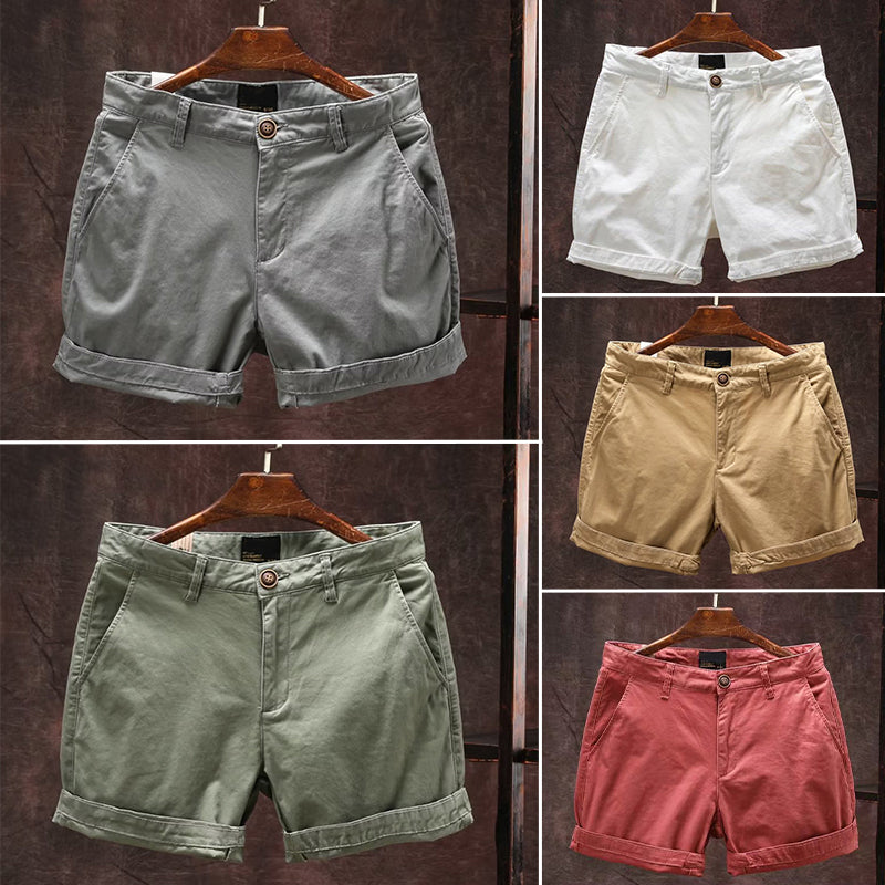 Mångsidiga herr sommarshorts, klassisk stil för vardag, fritid och sommarens herrmode.