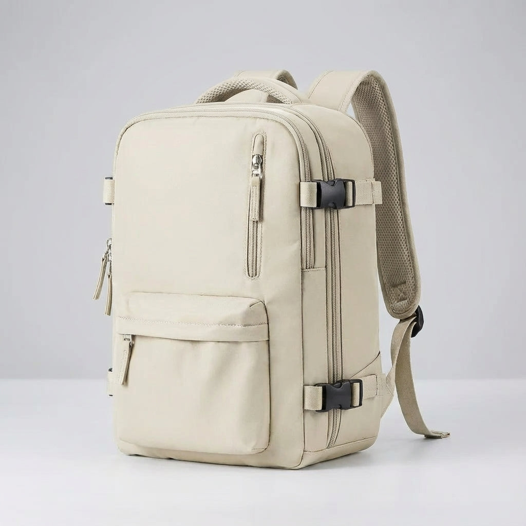 Modern FlightTrek kabinryggsäck, designad som organiserat handbagage för effektiva flygresor.