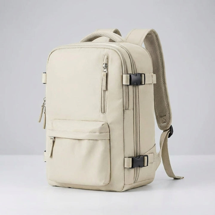 Modern FlightTrek kabinryggsäck, designad som organiserat handbagage för effektiva flygresor.