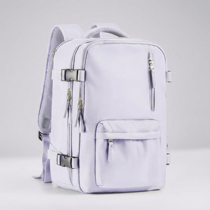 FlightTrek flygväska, kompakt reseryggsäck för handbagage. Med plats för laptop, vattentålig design.