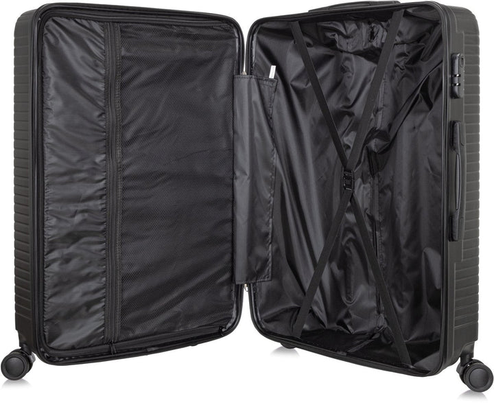 Handbagage kabinväska med inbyggt TSA-lås, perfekt för säker flygresa och bekväm förvaring.