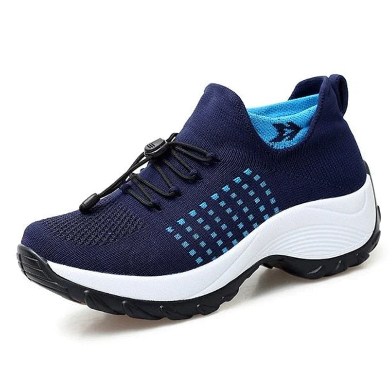 Kvinnors bekväma sneakers för långa dagar, med ergonomisk design och dämpning för maximal komfort.