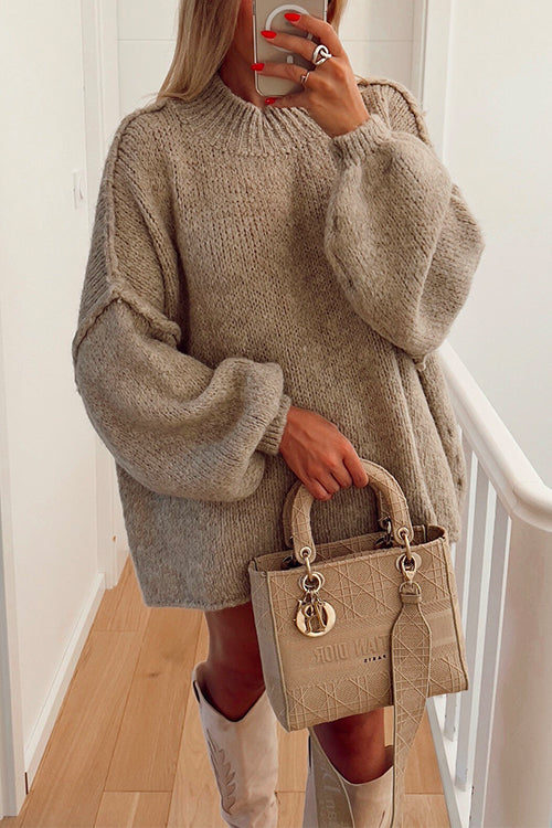 Vardagströja i pullover-stil för kvinnor, med drop shoulder och skön känsla.