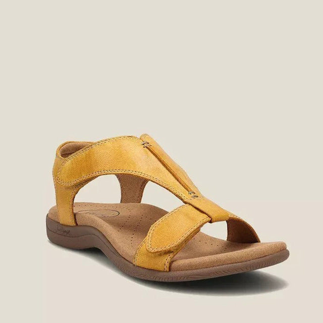 Bekväma damsandaler med ergonomisk design och halkfri sula för vardagsbruk.