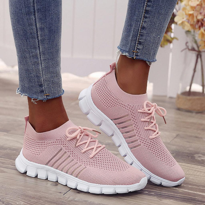 Färgglada damsneakers med superb komfort och ergonomisk design. Perfekta modeskor för den aktiva kvinnan.