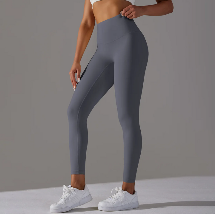 Bekväma kvinnors leggings med hög midja, flexibla för träning och fritid.