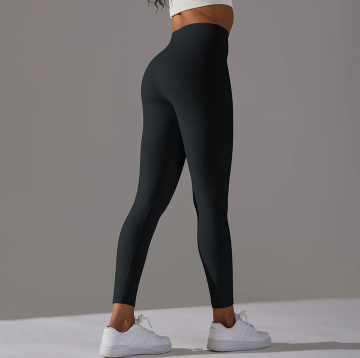 Damleggings för yoga och träning med hög midja, maximal stretch och bekvämlighet.