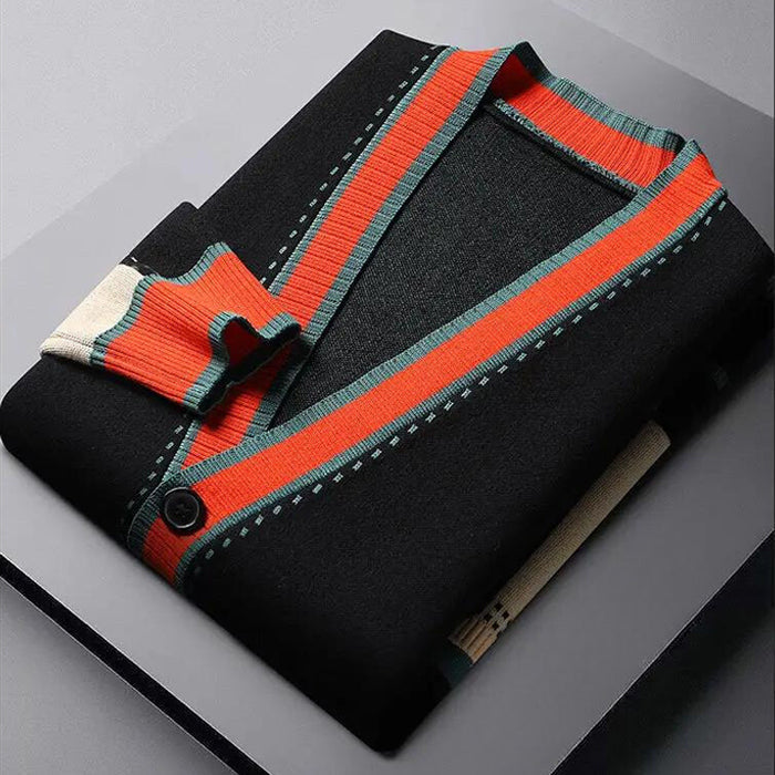 Elegant geometrisk damkofta, unikt mönstrad för en sofistikerad look. Perfekt som vardagsplagg.
